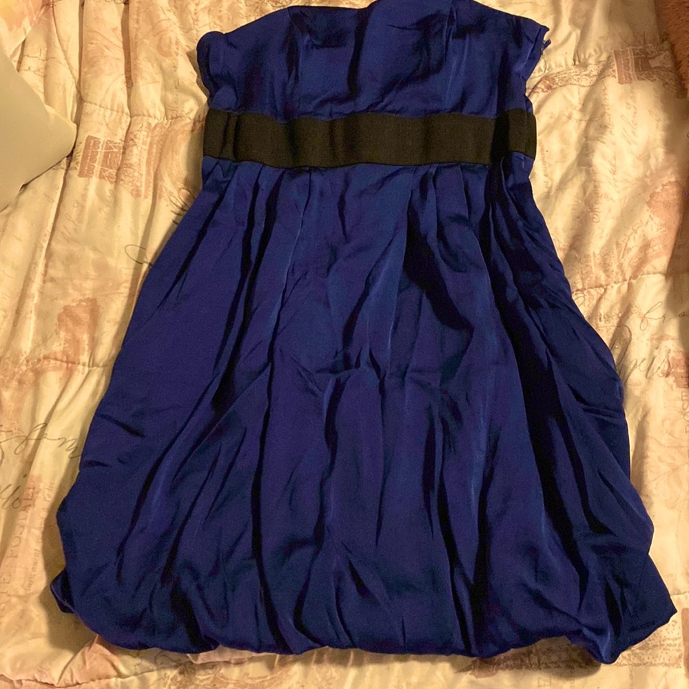 H & M strapless bubble mini.
